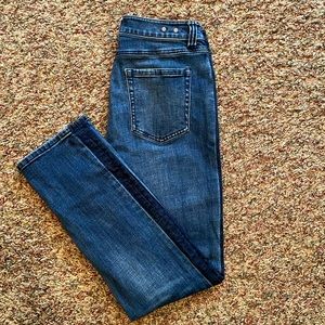 Cabi High and Straight Distressed Jeans size 8